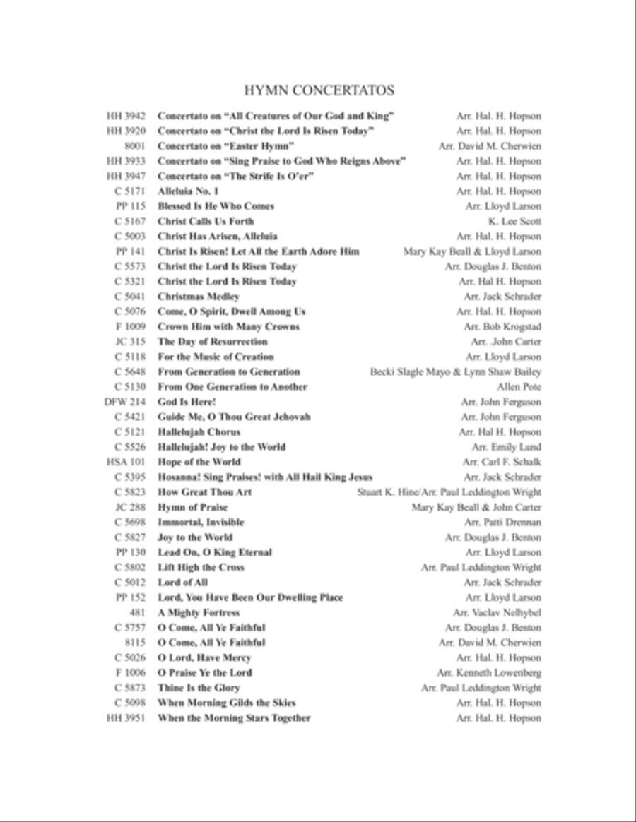 Thine Is the Glory 4-Part scores gallery preview page 20