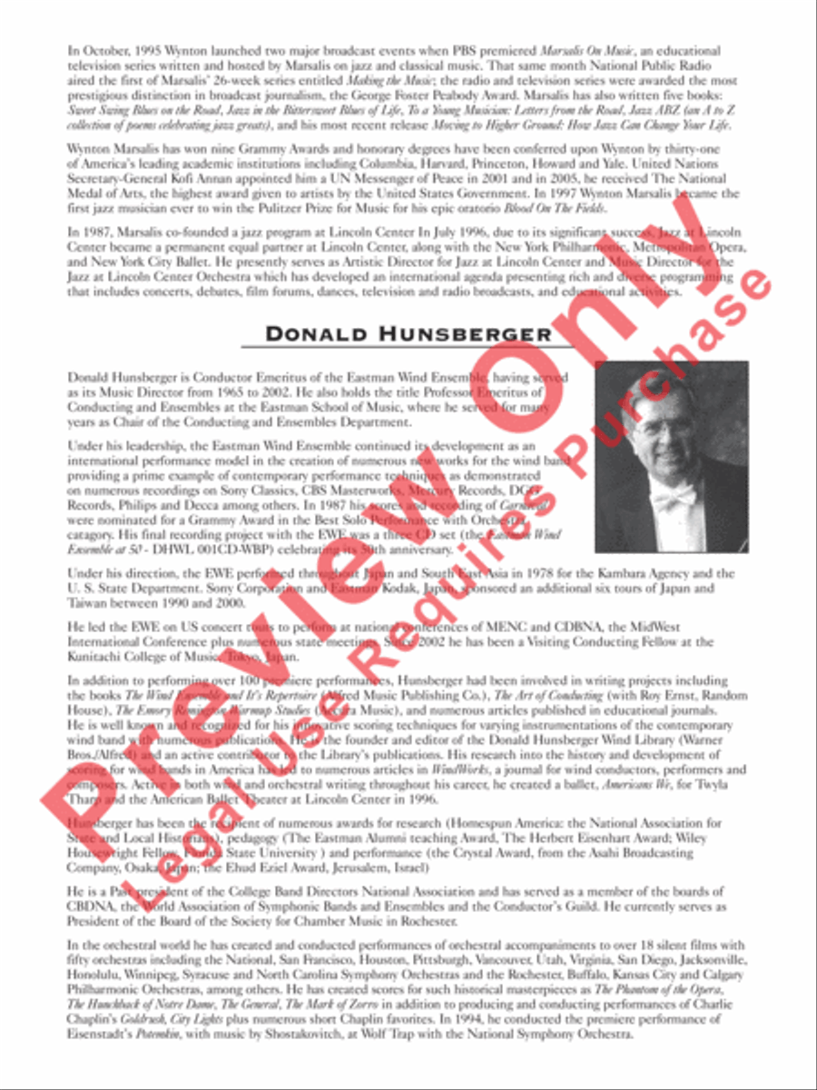 Napoli Napoli Concert Band scores gallery preview page 6