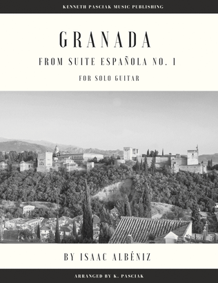 Granada (from Suite Espanola No. 1) (for Solo Guitar)