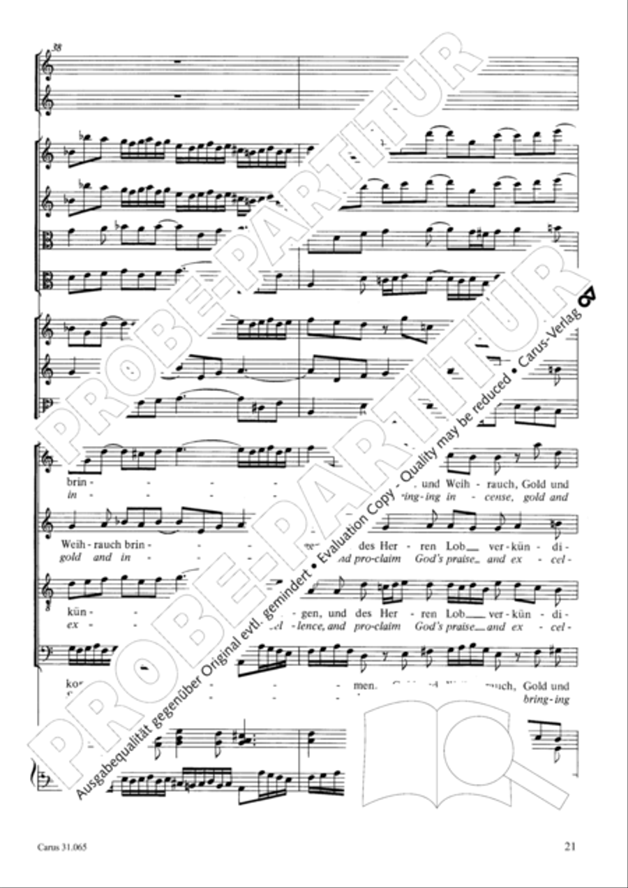 They all shall day come out from Sheba (Sie werden aus Saba alle kommen) TB scores gallery preview page 22