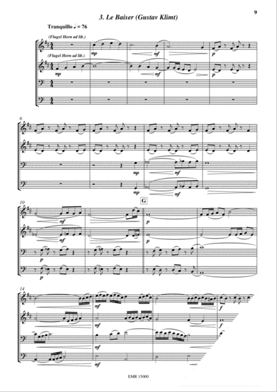Four Pictures Volume 1 Four Pictures Volume 1 Brass Quartet scores gallery preview page 5