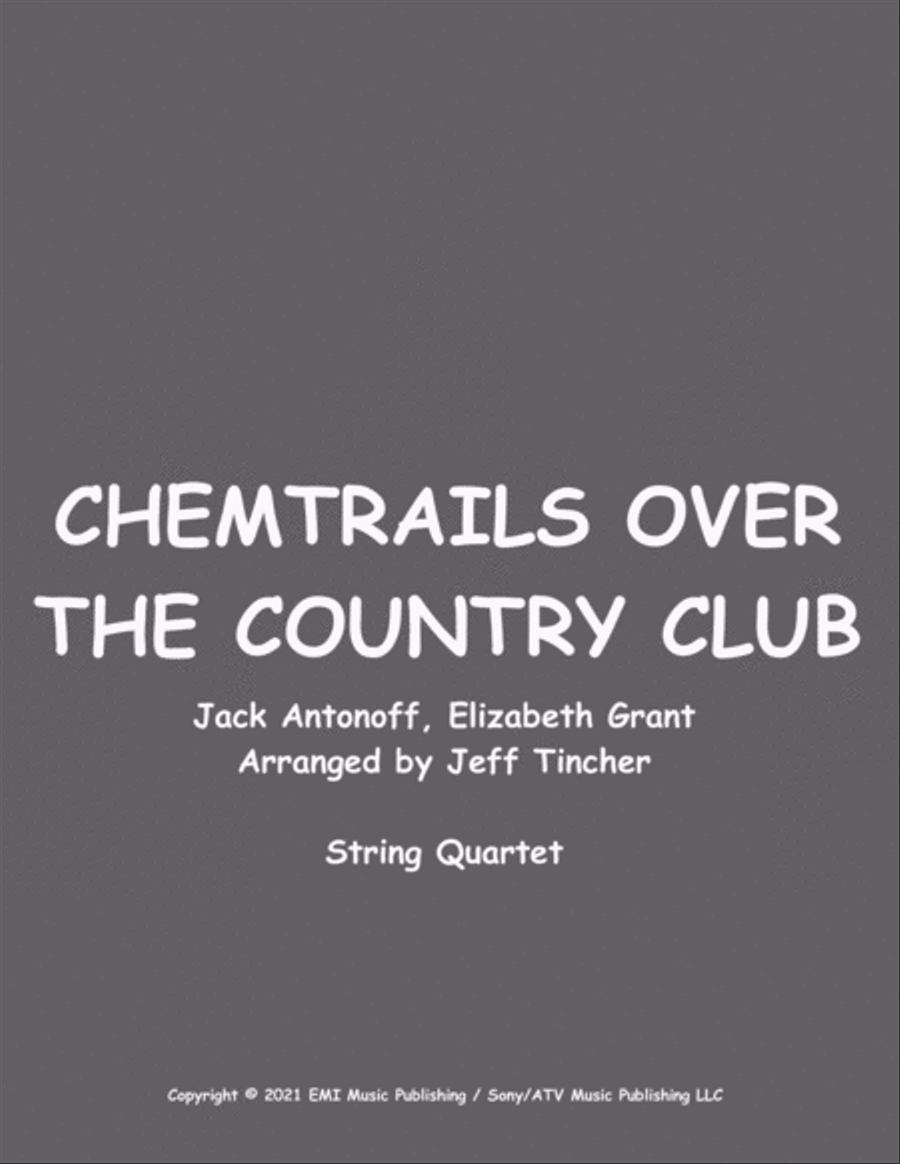 Chemtrails Over The Country Club String Quartet scores gallery preview page 1