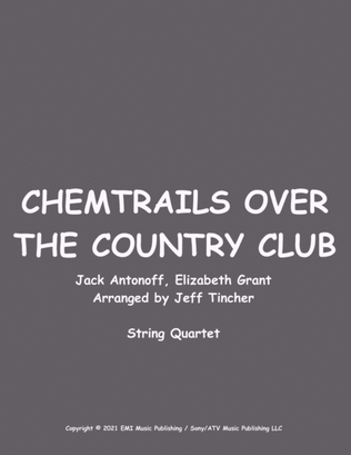 Book cover for Chemtrails Over The Country Club
