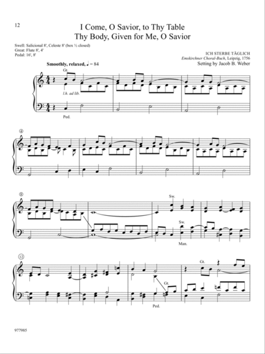 Communion Mosaics Organ scores gallery preview page 4