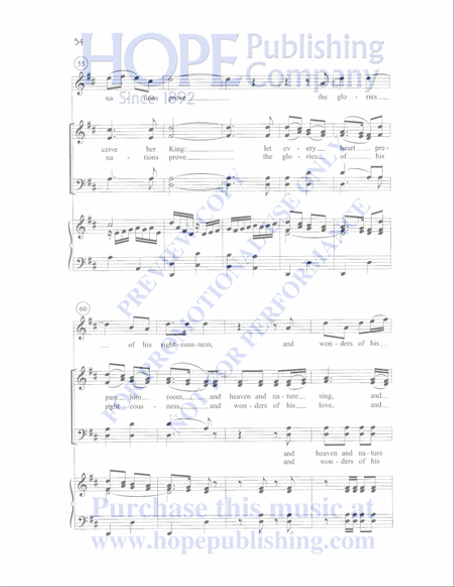 By Heaven's Light Choir scores gallery preview page 55