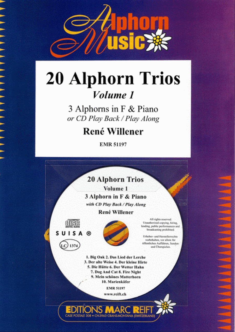 20 Alphorn Trios Volume 1 Brass Trio scores gallery preview page 1