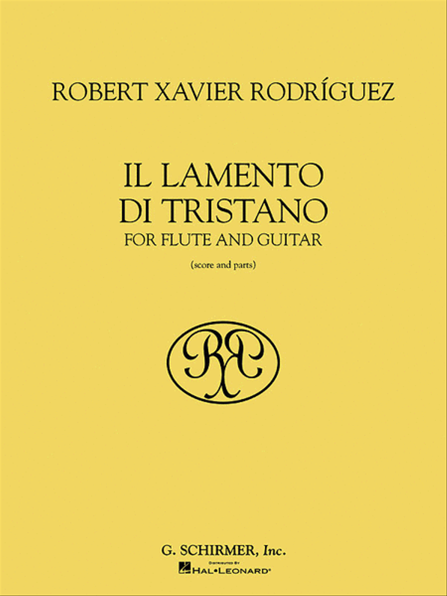 Il Lamento di Tristano Flute scores gallery preview page 1