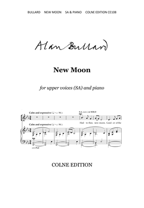 New Moon - upper voices (SA) and piano version