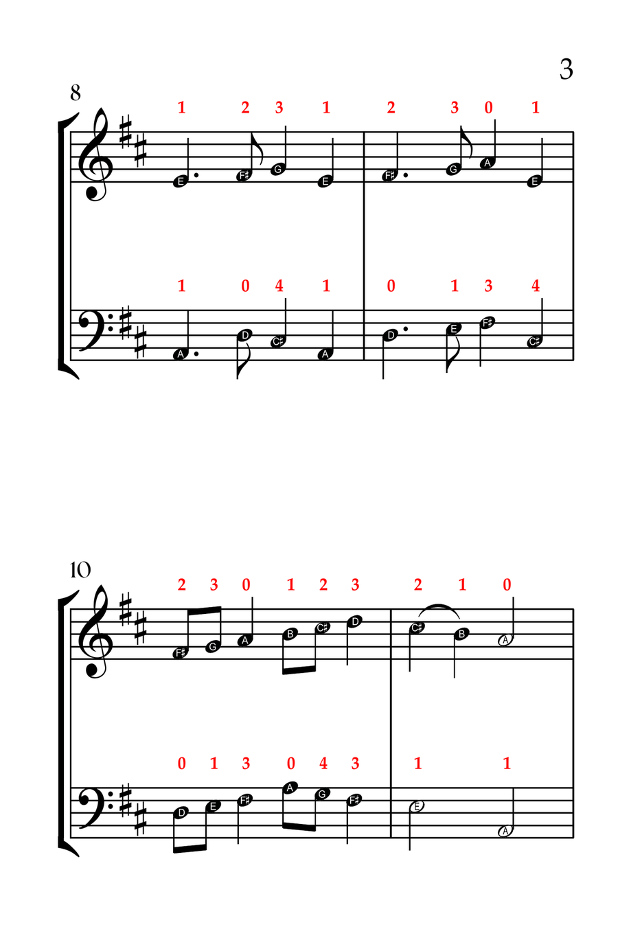 Deck the Halls (VIOLIN AND CELLO - EASY LEVEL) String Duet scores gallery preview page 4