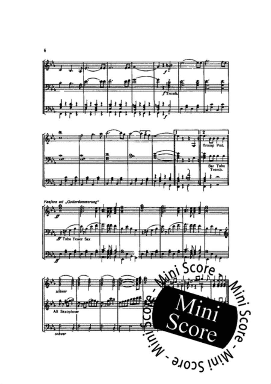 Nibelungen Concert Band scores gallery preview page 6