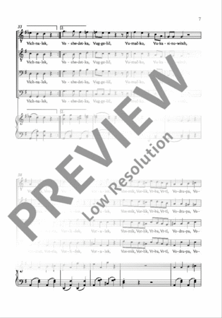 Telefonbuchpolka TTBB scores gallery preview page 8