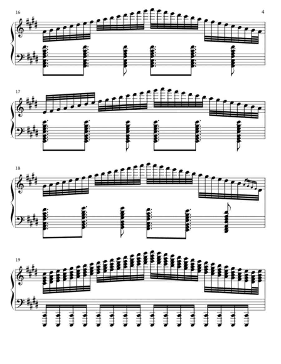 pov. you decide to play freestyle but... Piano scores gallery preview page 4