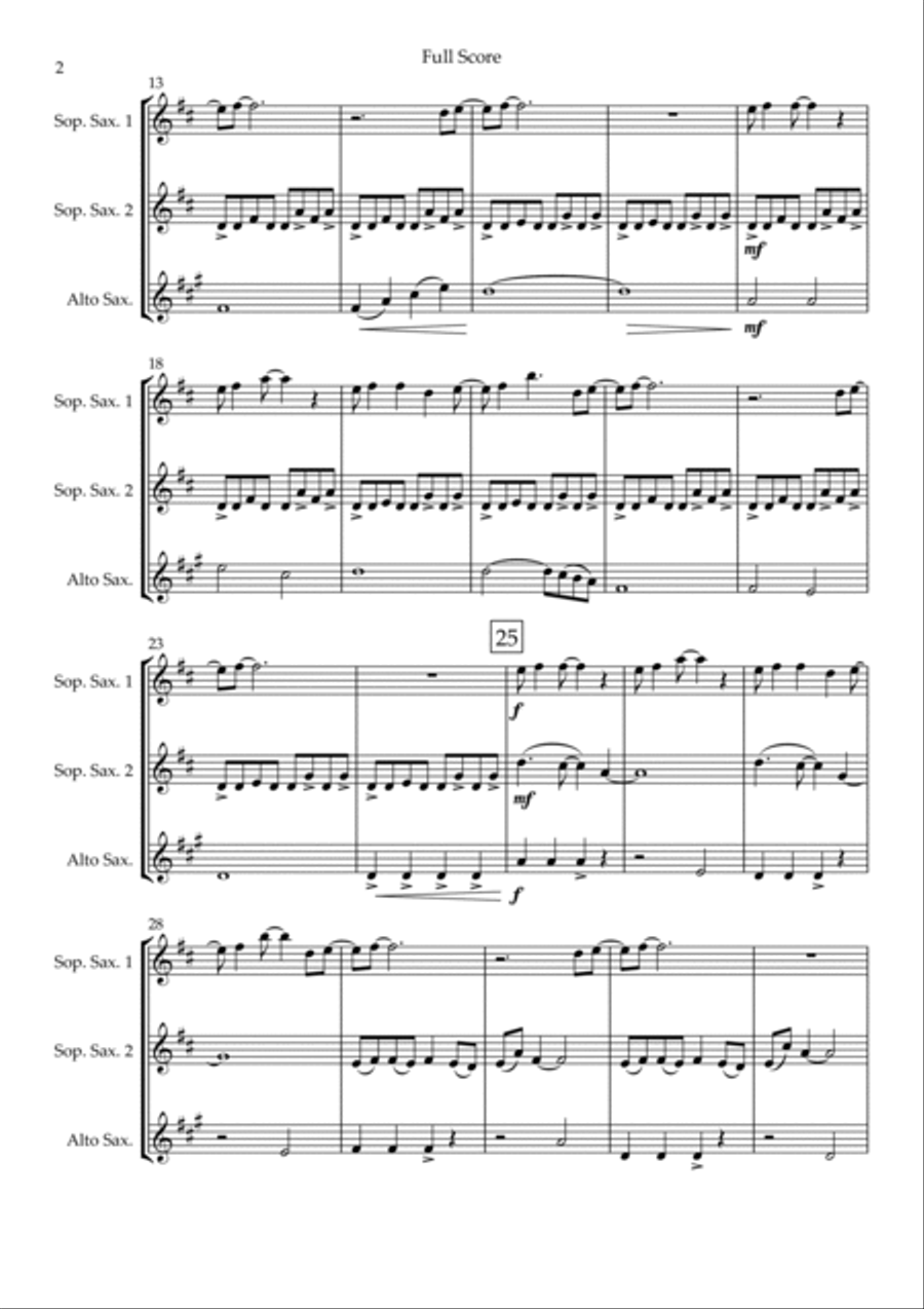 Without You Without You Woodwind Trio scores gallery preview page 2
