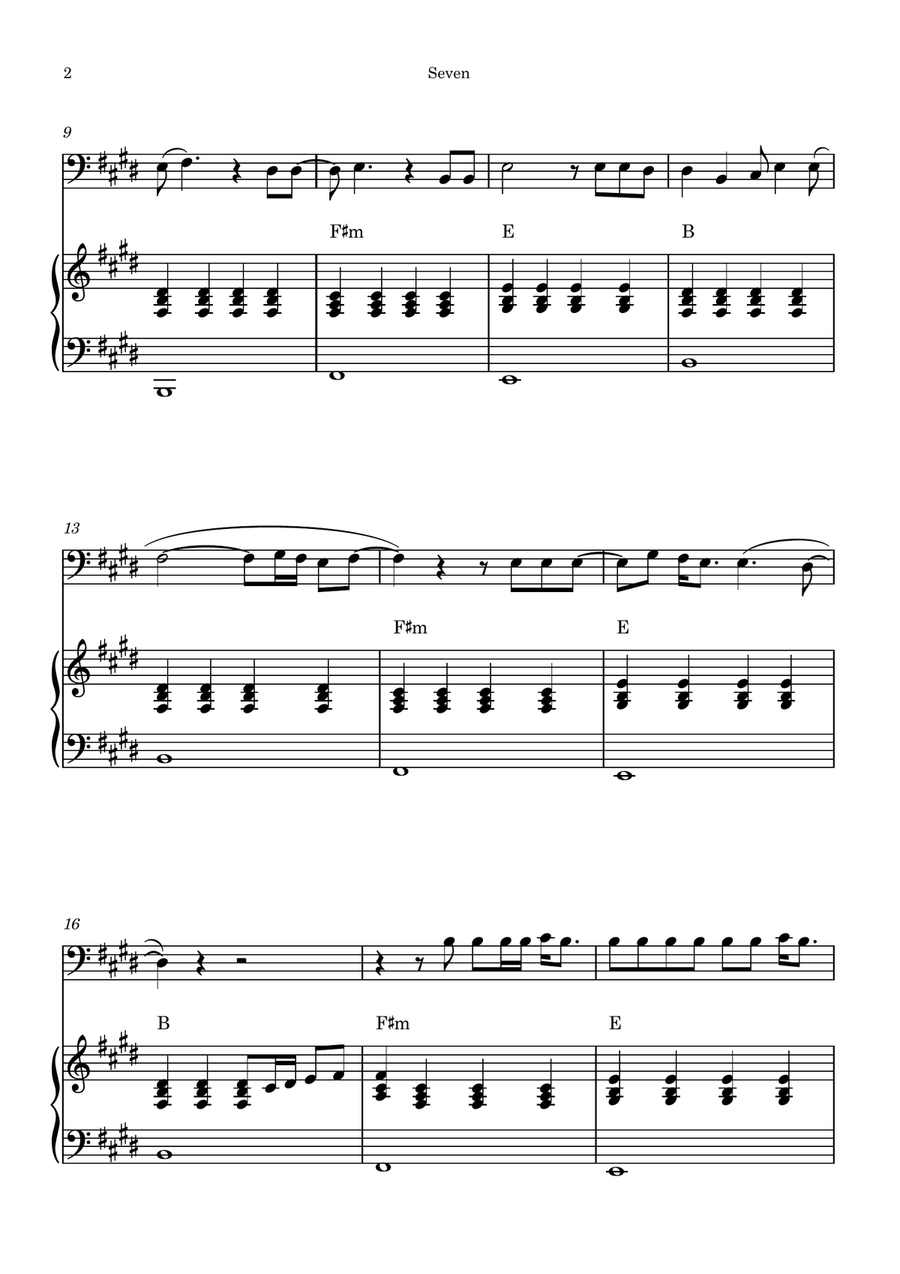 Seven Double Bass scores gallery preview page 2