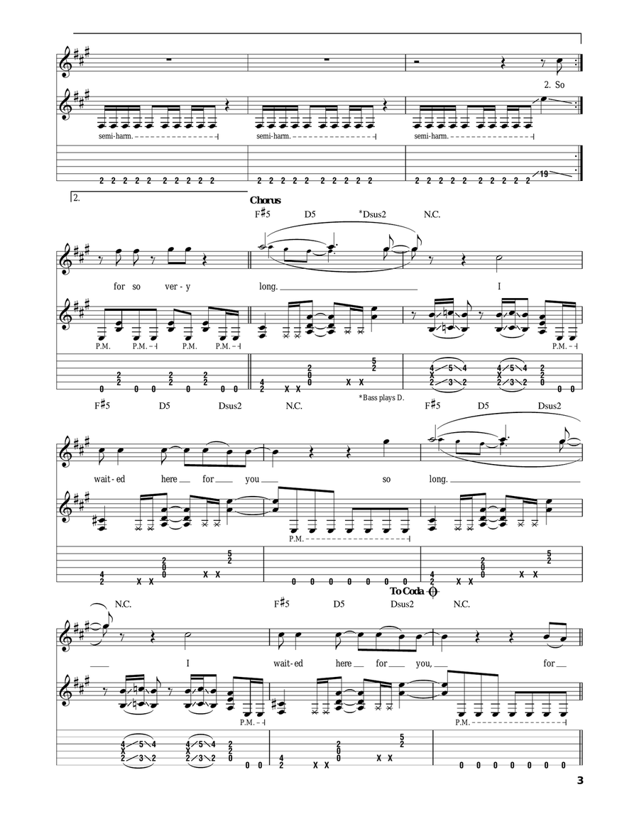 Stillborn Acoustic Guitar scores gallery preview page 3