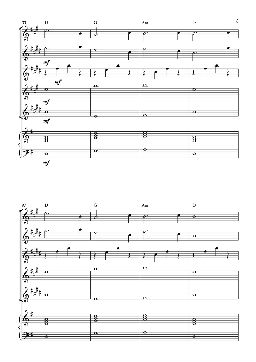 Yellow Submarine Saxophone Quintet scores gallery preview page 5