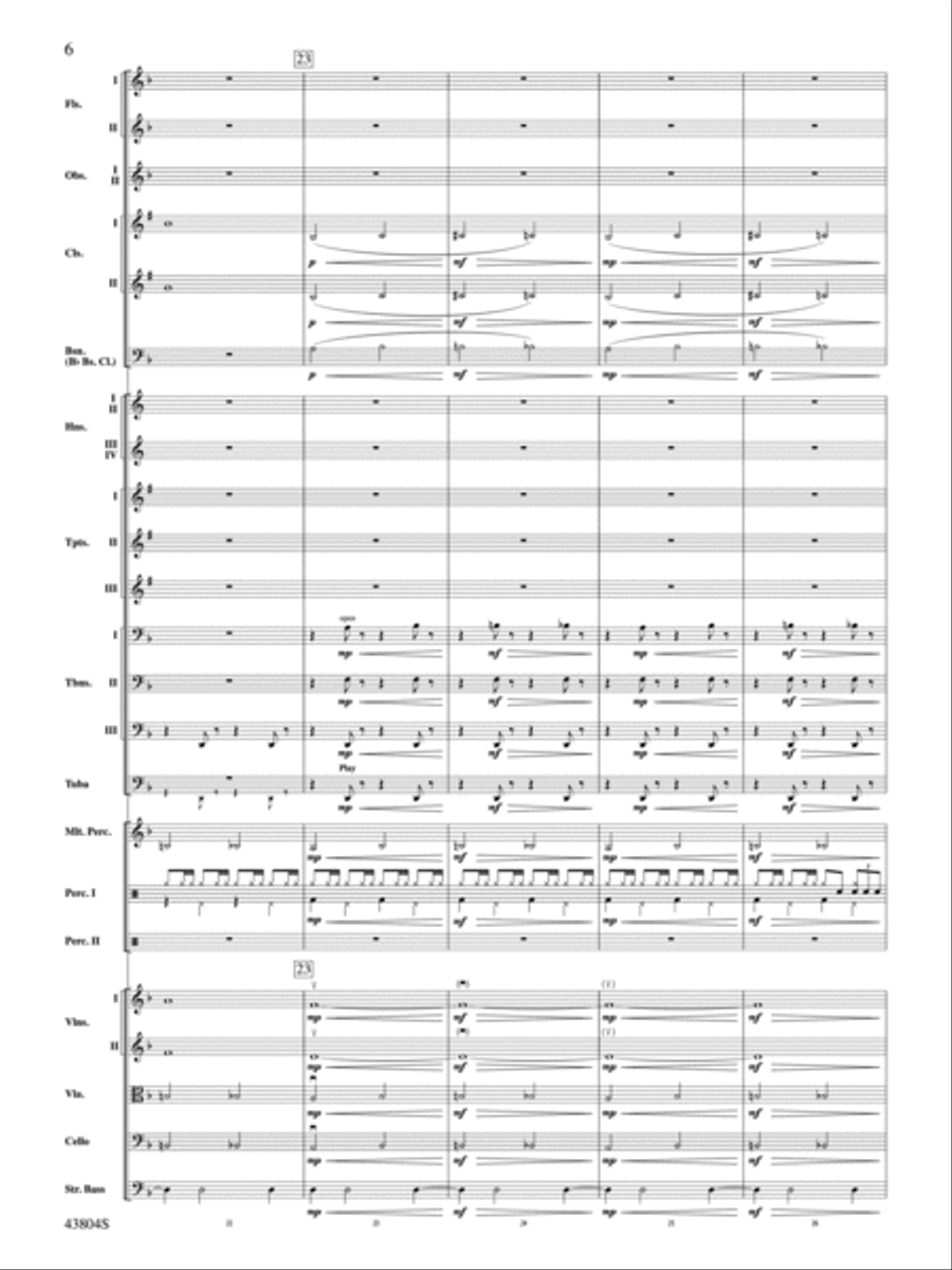 James Bond Theme: Score James Bond Theme: Score Full Orchestra scores gallery preview page 6
