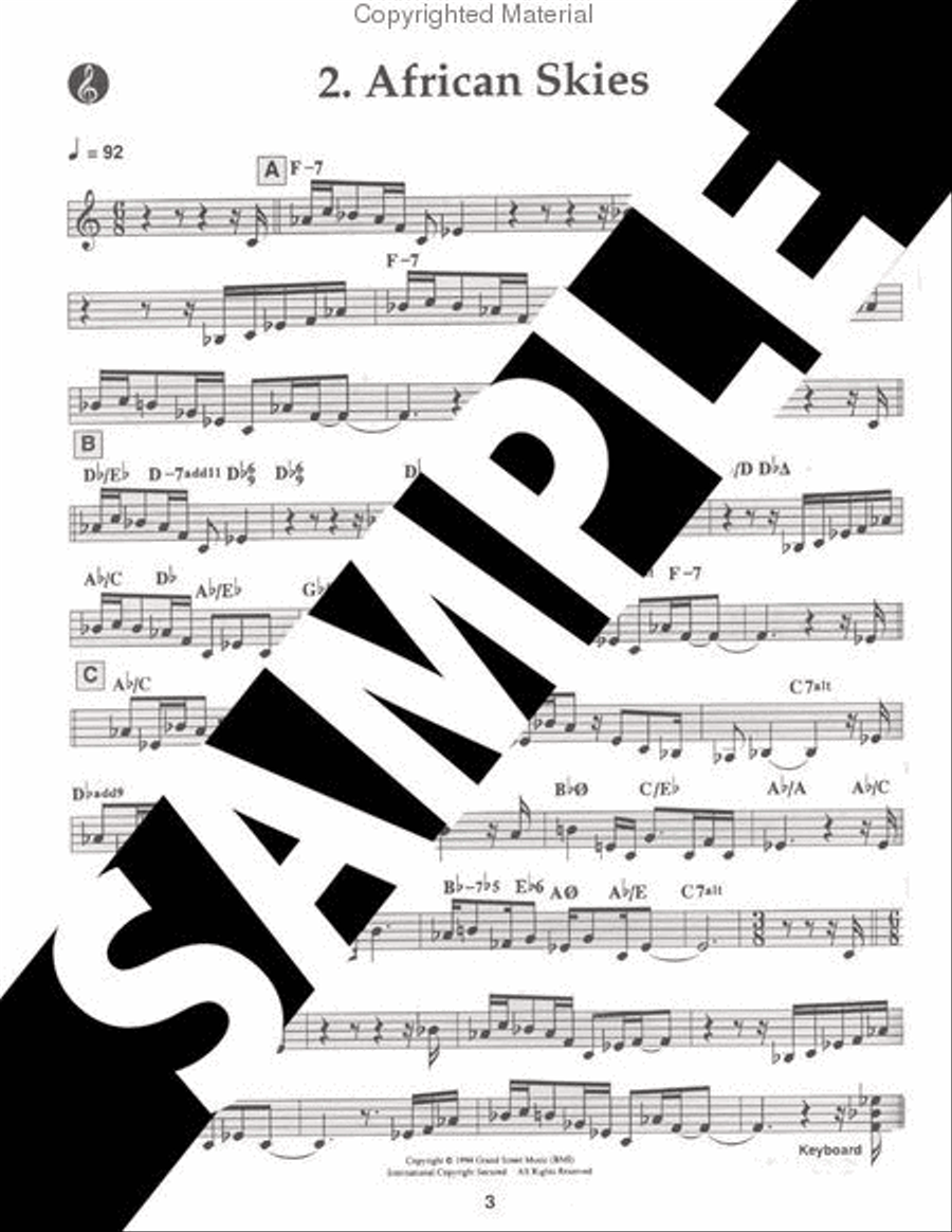 Volume 83 - The Brecker Brothers Alto Saxophone scores gallery preview page 4