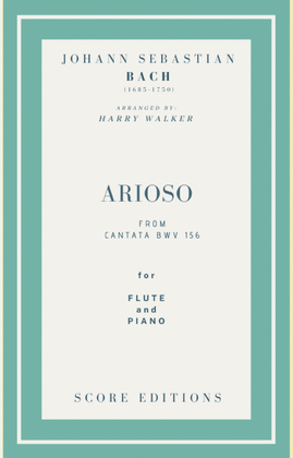 Book cover for Bach - Arioso from Cantata BWV 156 for Flute and Piano