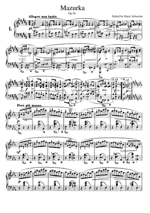 Book cover for Chopin- Mazurkas Op.56 No 1 to No 3