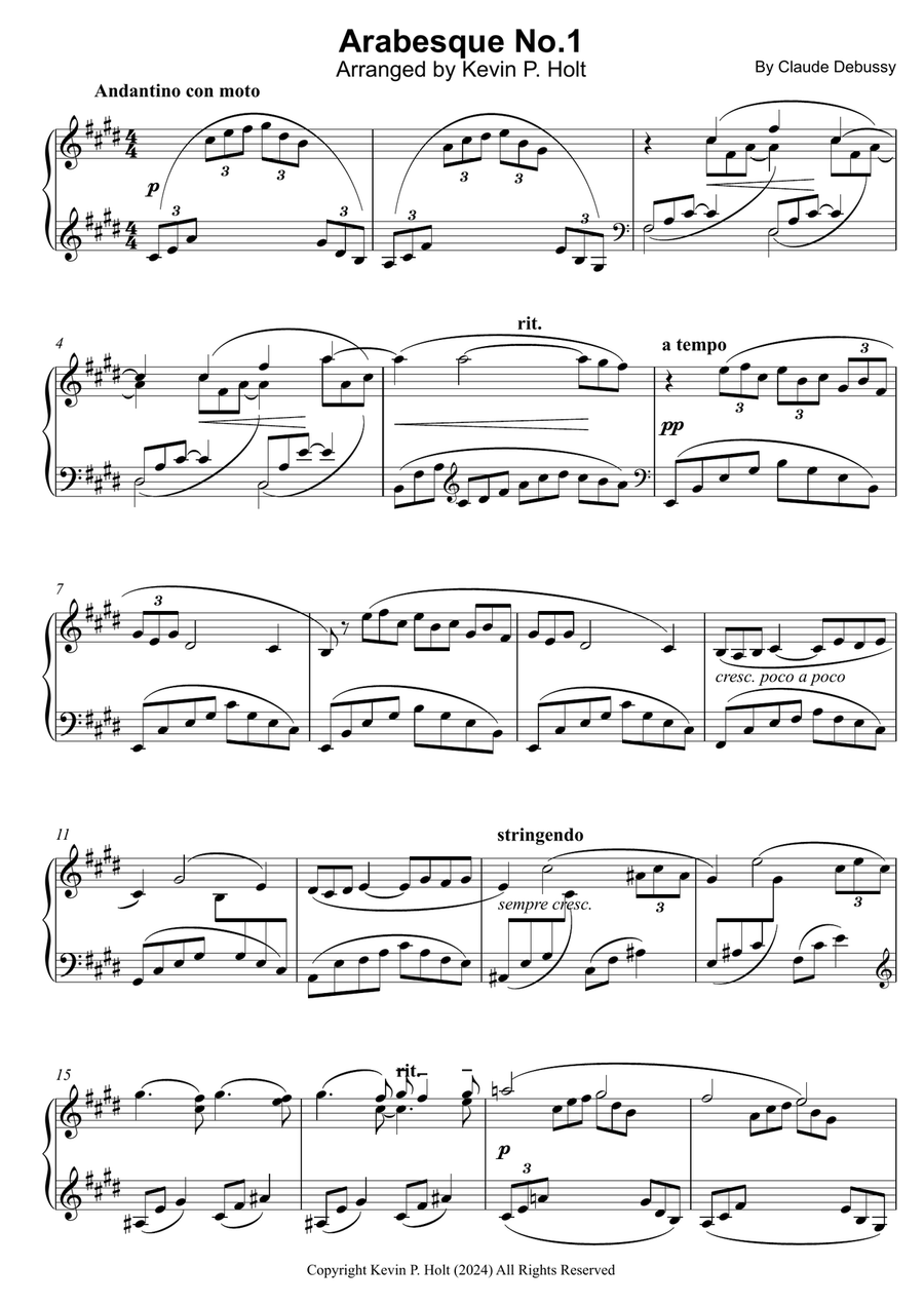 Arabesque No. 1