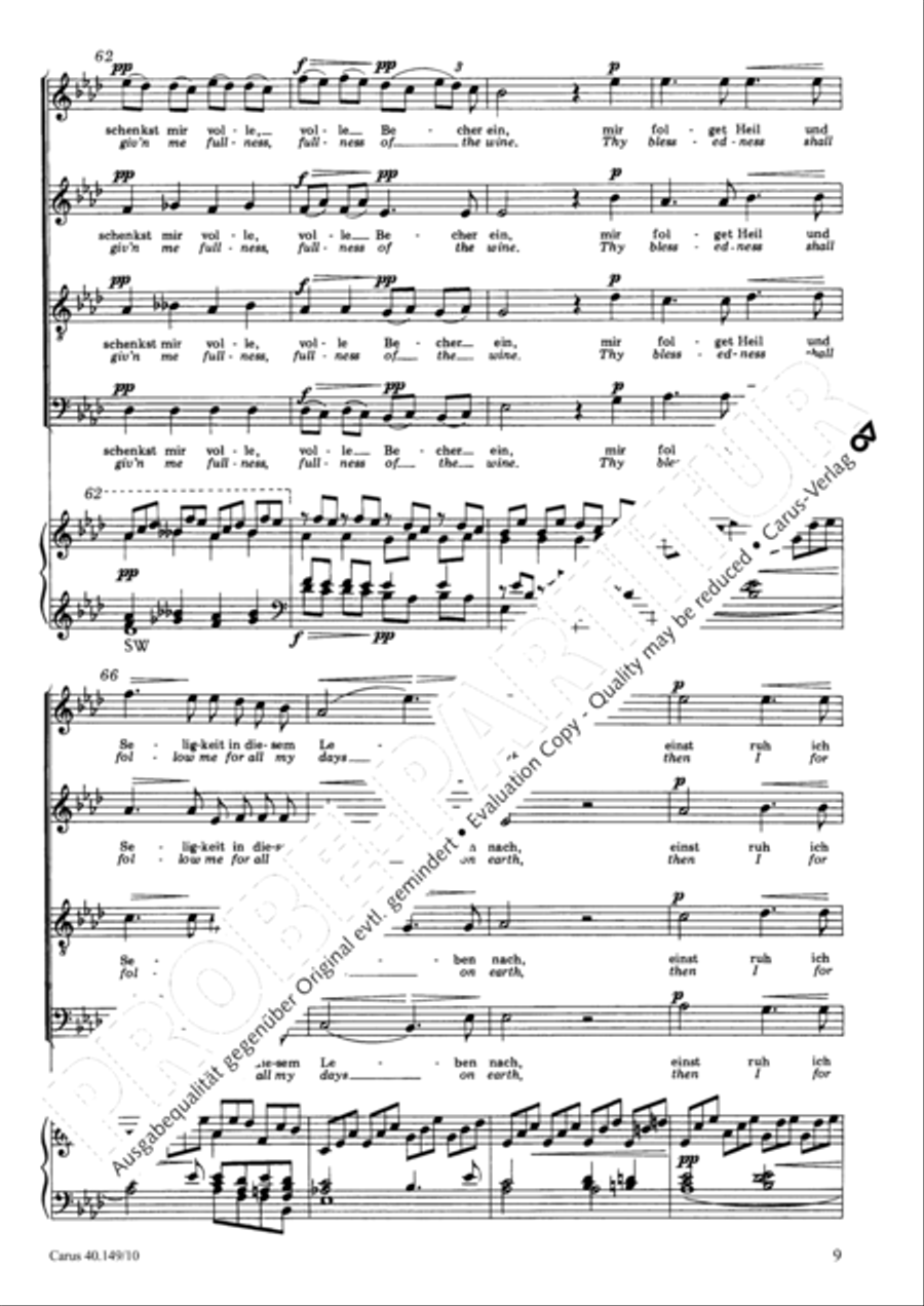 Psalm 23 4-Part scores gallery preview page 10
