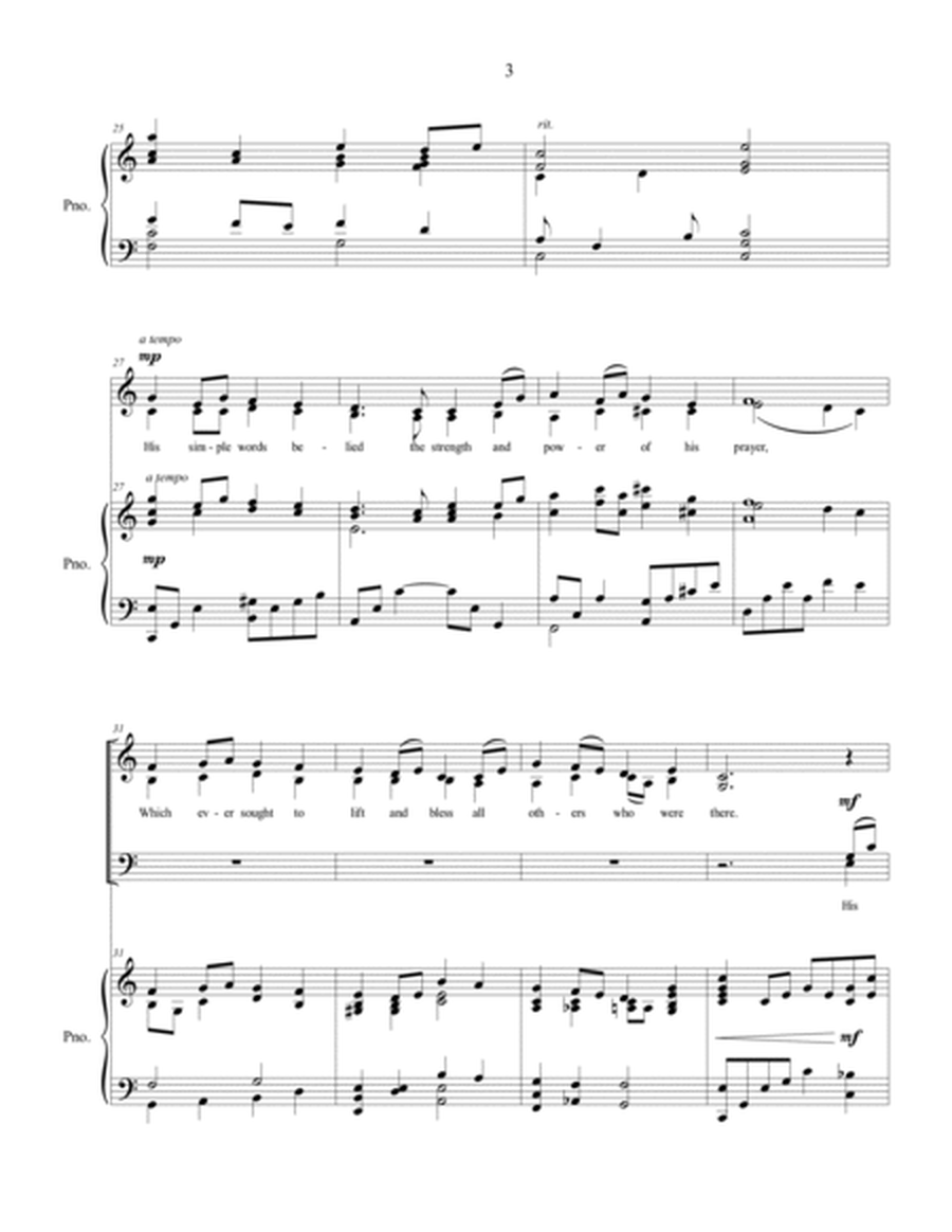 Christ in Prayer, sacred music for SATB choir image number null