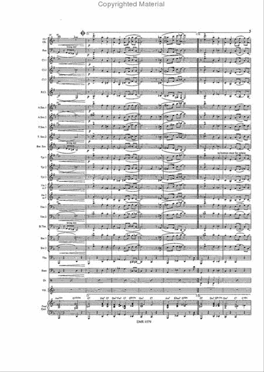 Li'l Darlin' Li'l Darlin' Concert Band scores gallery preview page 5