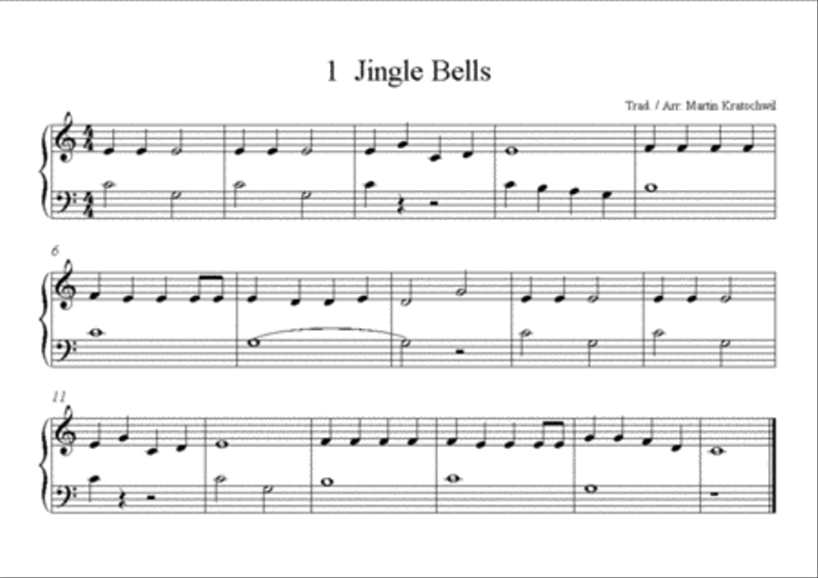 Easy Christmas for Piano Easy Piano scores gallery preview page 3