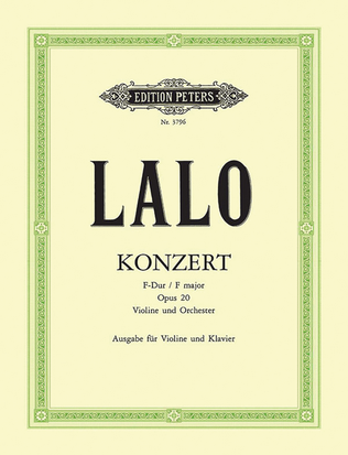 Book cover for Concerto No. 1 Op. 20