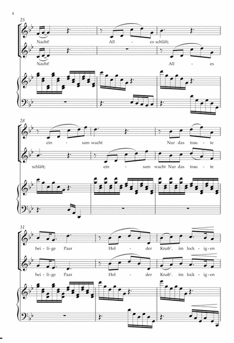 Stille Nacht! from Winter Lullabies (Downloadable Choral Score)