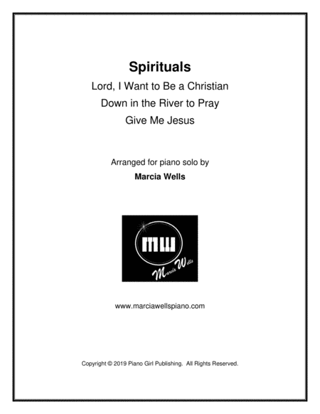 Spirituals: Lord I Want to Be a Christian, Down in the River to Pray, Give Me Jesus image number null