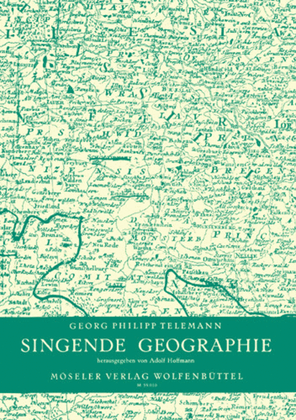 Book cover for Singende Geographie TWV 25:1