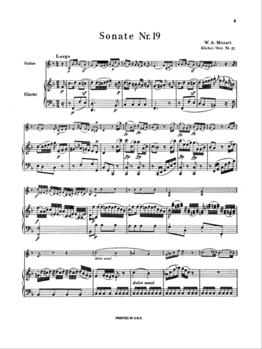 Twenty Sonatas (Urtext), Volume 1 Violin Solo scores gallery preview page 4