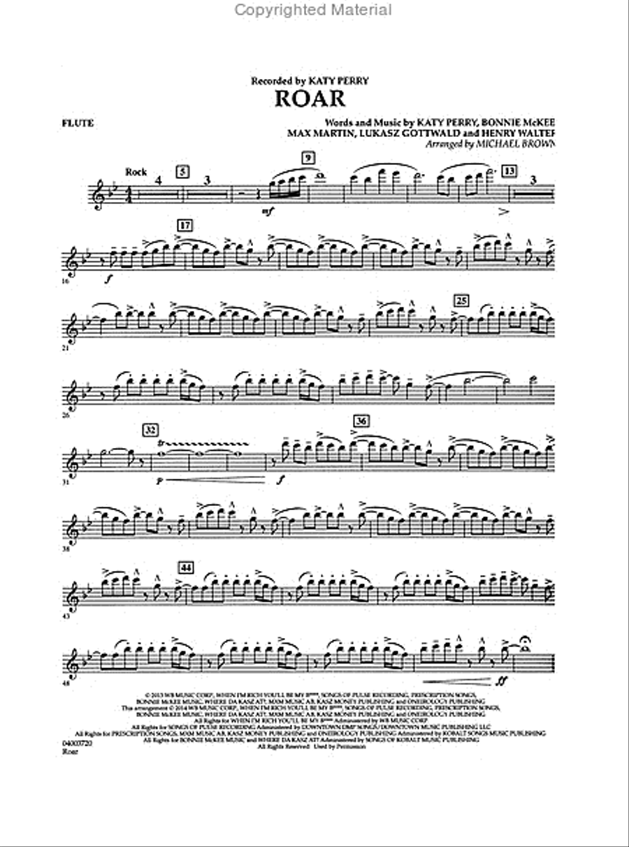 Roar Concert Band scores gallery preview page 4