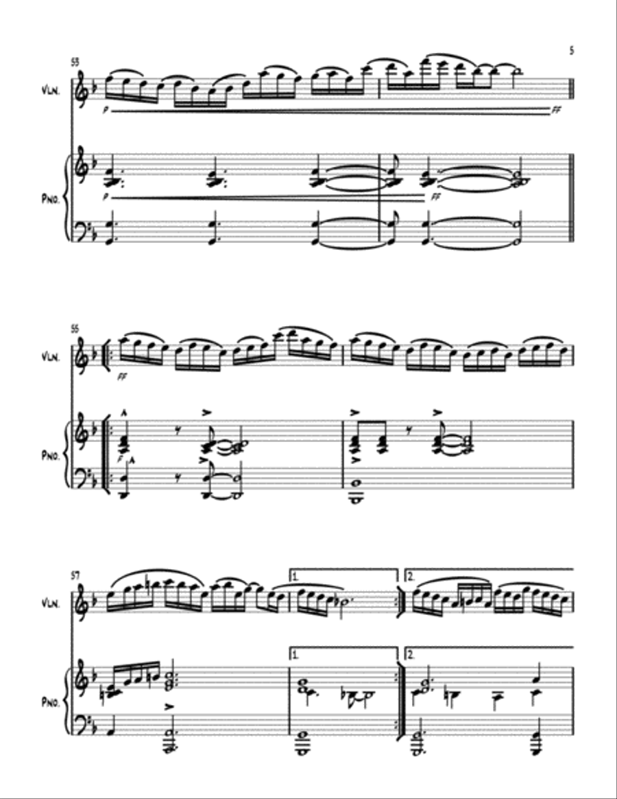 The Voyage of Will Steed no. 1 Violin Solo scores gallery preview page 5