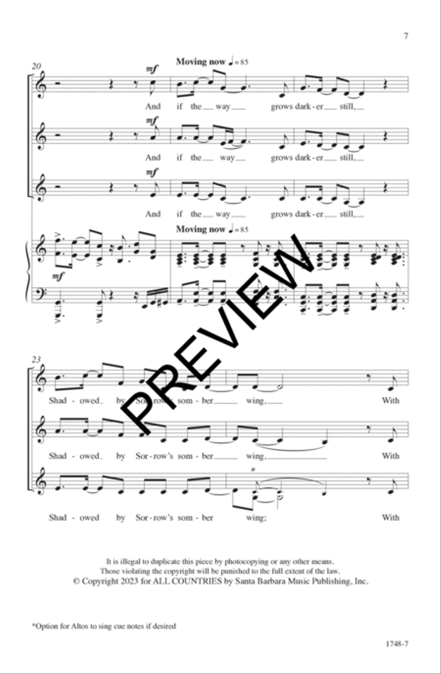 The Gift To Sing SSA scores gallery preview page 8
