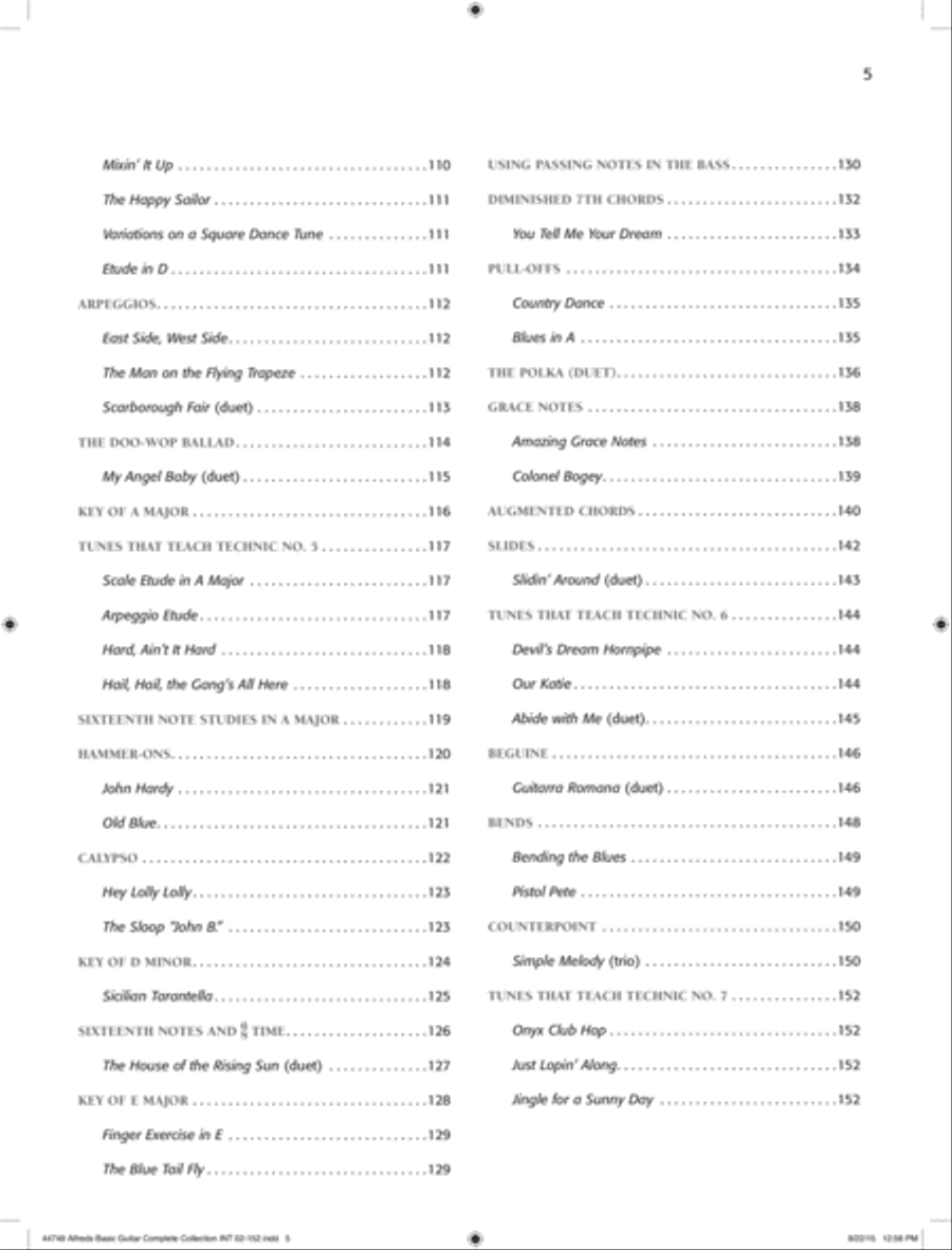 Alfred's Basic Guitar Method, Complete Easy Guitar scores gallery preview page 13