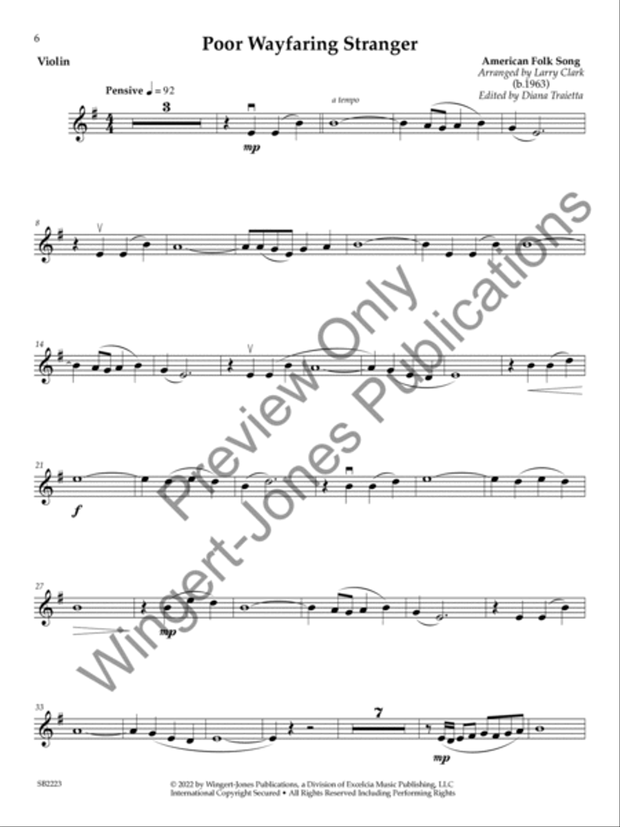 Solo Performance Collection Violin scores gallery preview page 3