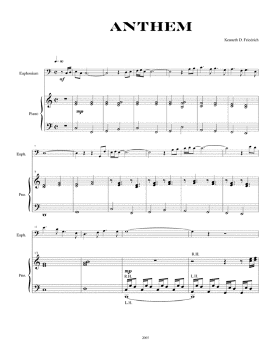 Anthem Brass Duet scores gallery preview page 1