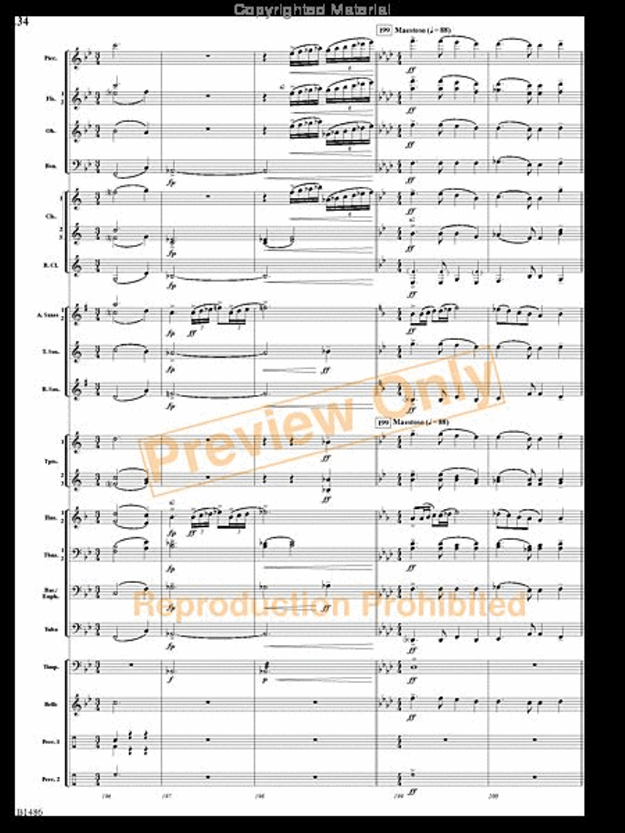 An American Spectacular An American Spectacular Concert Band scores gallery preview page 33