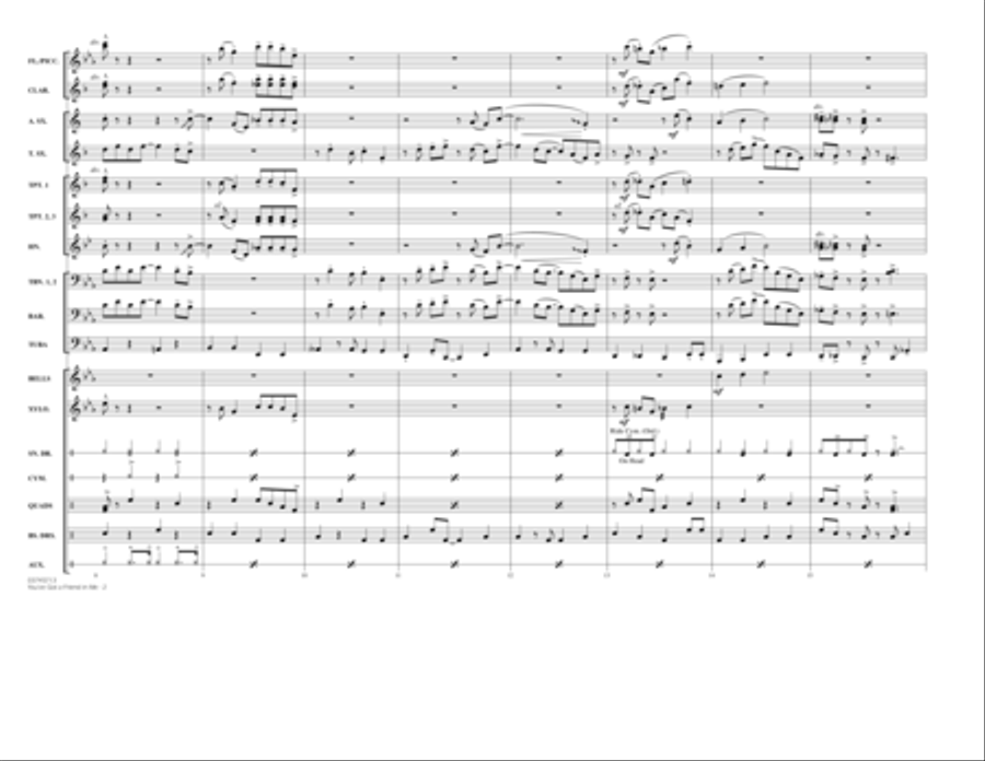 You've Got a Friend in Me (from Toy Story 2) (arr. Paul Murtha) - Conductor Score (Full Score) Marching Band scores gallery preview page 2