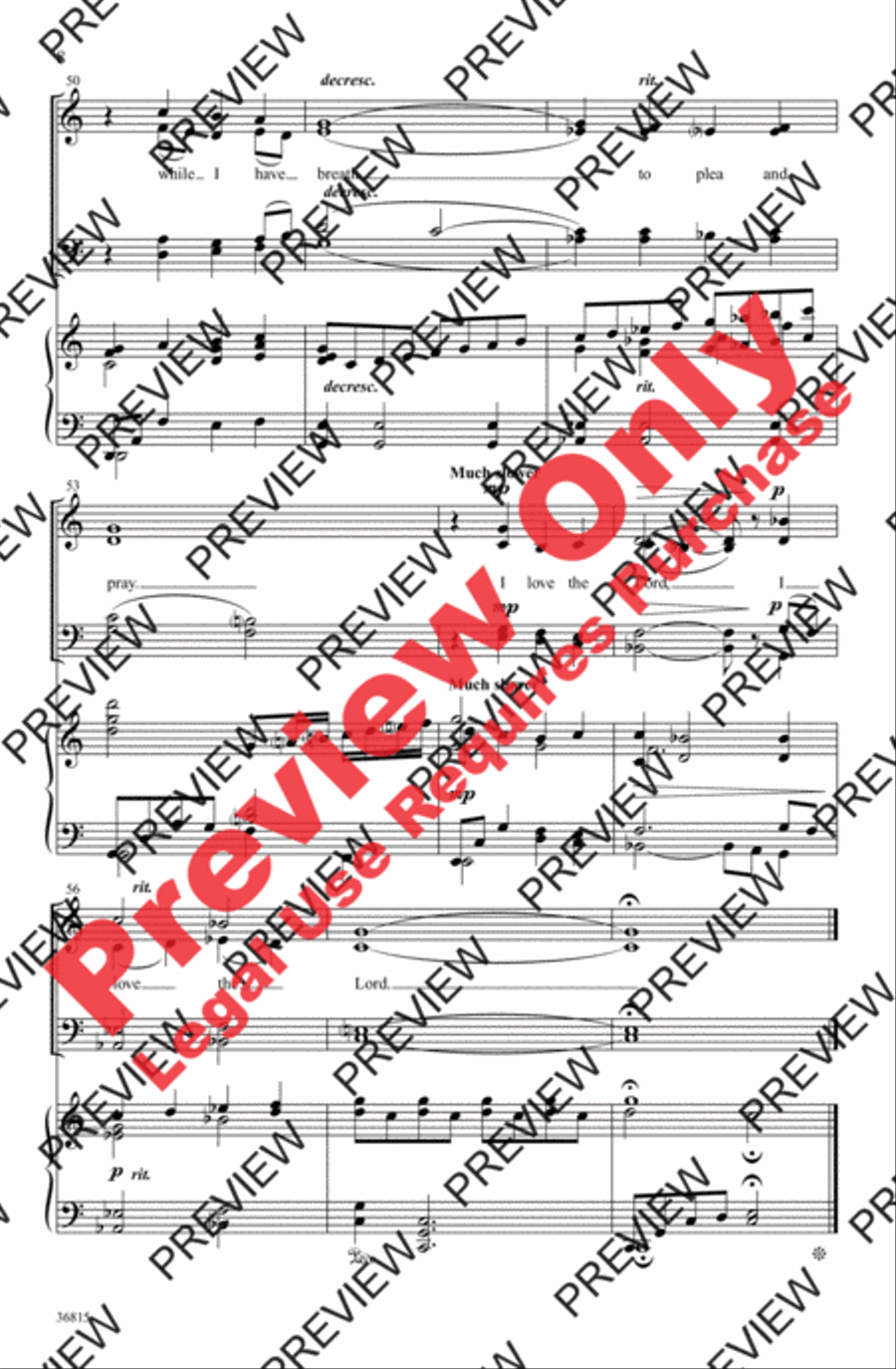 My Soul's Delight My Soul's Delight 4-Part scores gallery preview page 8