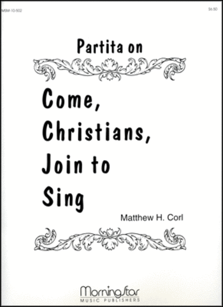 Partita on Come, Christians, Join to Sing image number null