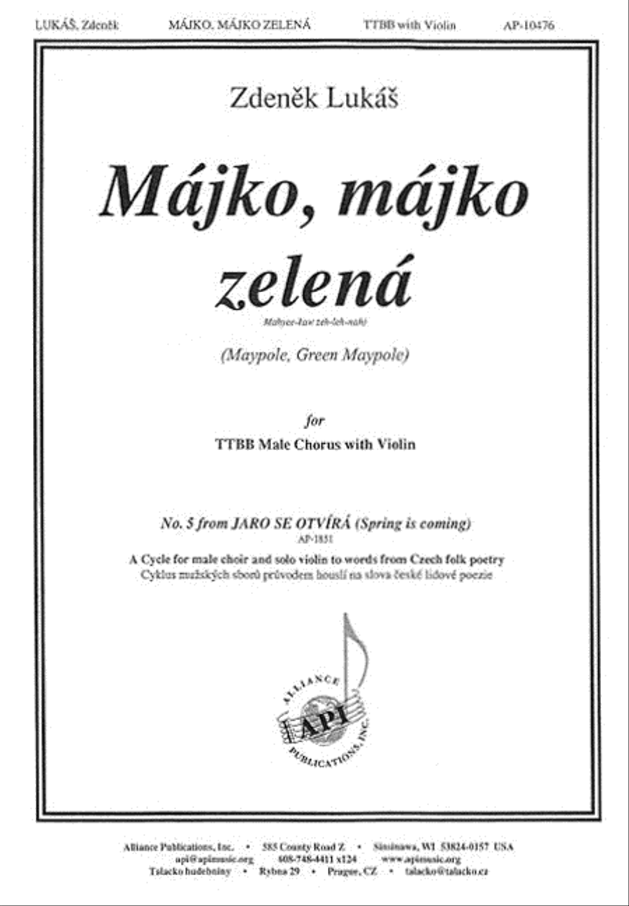 Majko, Majko Zelena TTBB scores gallery preview page 1