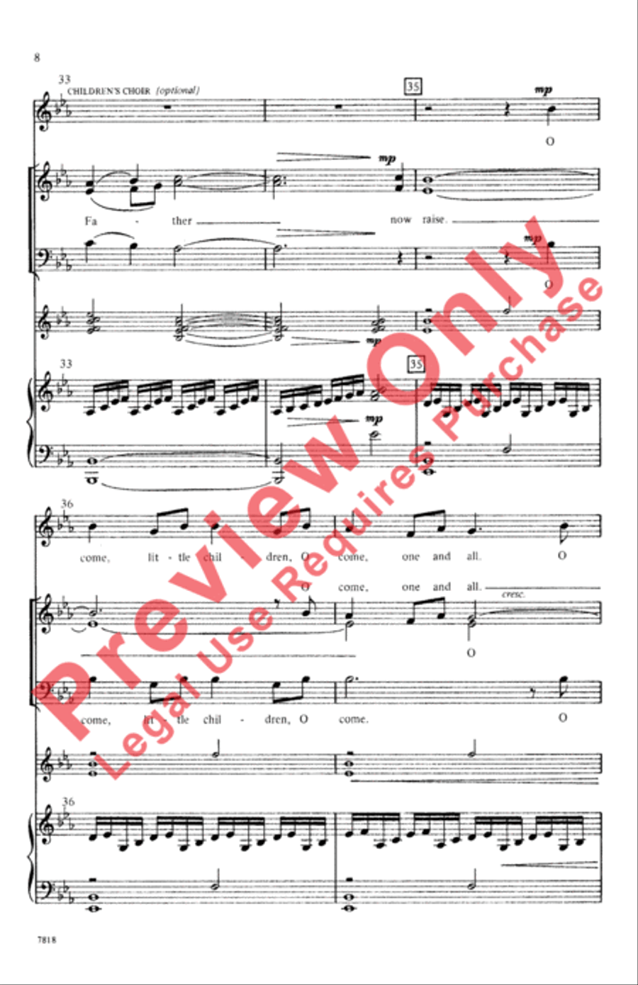 The Gift 3-Part scores gallery preview page 8