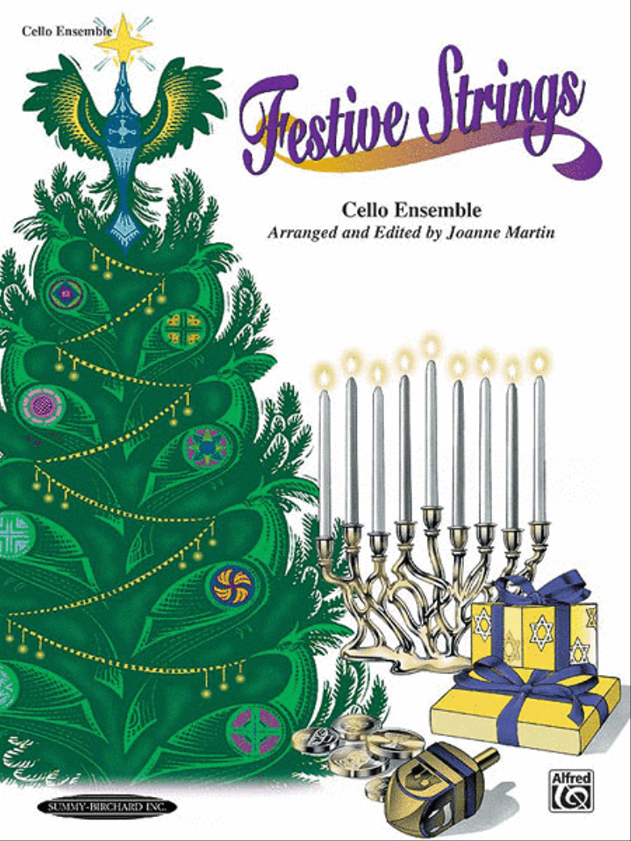 Festive Strings for Ensemble School and Community scores gallery preview page 1