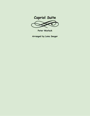 Book cover for Capriol Suite