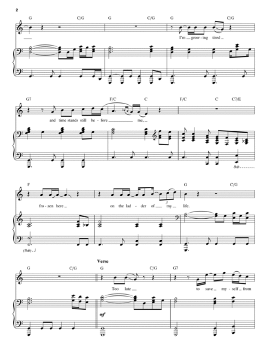 Don't Let The Sun Go Down On Me Guitar scores gallery preview page 2