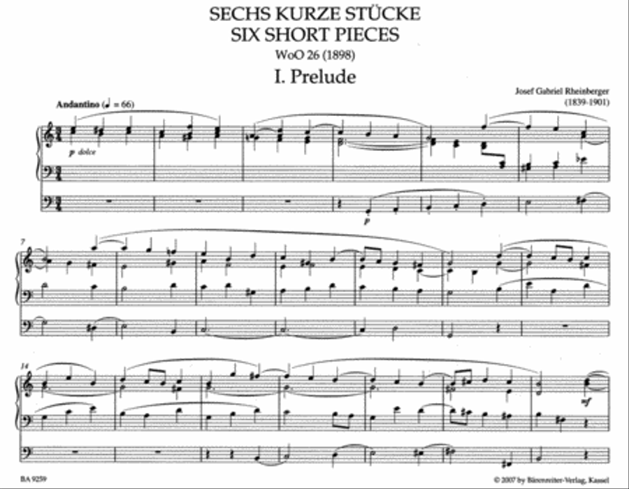 Leichte Orgelstuecke des 19. Jahrhunderts, Band 4 Organ scores gallery preview page 2